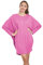 Van Der Rich ® - Vestido Casual Túnica Manga Larga Oversize Talla única - Mujer (Fucsia, TU)