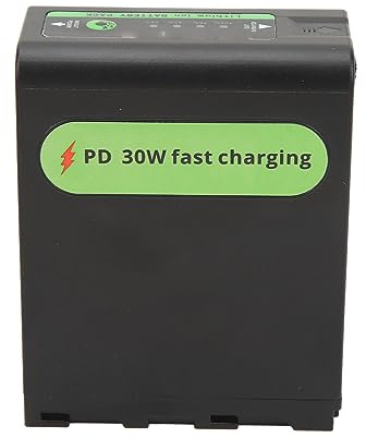 Videokamerabatteri 13750mAh SMT Processing NP F990 Batteri 30W Snabbladdning för Bildskärm