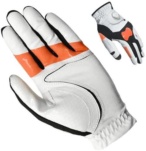 Guanti da golf da uomo, guanti da golf per la mano sinistra, guanti da golf, guanti di correzione per golf, guanti da golf