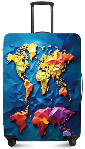 ANNA QUEEN Travel Luggage Cover Suitcase Protector Suitcase Cover Anti-Scratch,Stretchable Bag Cover Washable Durable Polyester