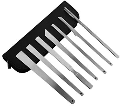 ELAYARD 7 Piezas Kit de Pedicura Cortaúñas Herramienta de Pedicura para Pies Herramientas Cuidado Uñas Kit de Cuidado de Uñas Set