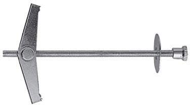 fischer | taco vuelco KD 4 - Tacos Compatibles con Placas de Yeso PLADUR®, escayola- colgar ventilador techos, lampara de techo. (25 unidades)