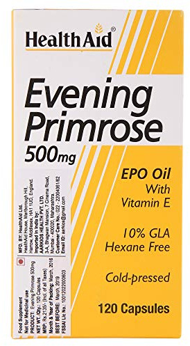 HealthAid Evening Primrose Oil 500 mg 120 Capsules