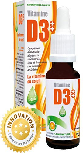 D.Plantes - Vitamine D3++ Huile 400 UI 20 ml - Lot de 2