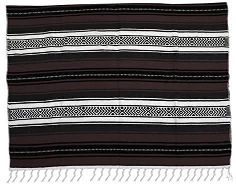 Amosfun Decken im mexikanischen Stil Mischmantel Blended Cape mexikanische tischdecke Mexikaner Western Yoga-Essen gewebte Decke mexikanische Decke Wagen Yoga Matte Schal Decke Yoga-Decke