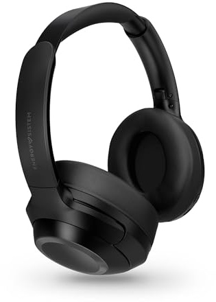 Energy Sistem Harmony ANC – Bluetooth-hörlurar (5.4, ANC, återvunnen plast, ENC-mikrofon, vikbart pannband, proteinläderkuddar)