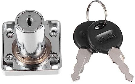 SHINEOFI Lock for Cupboard Safety Mail Box Locks for Home Office Key for Boys and Girls Prevents Accidental Opening