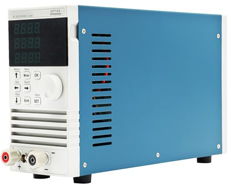 Kp184 Dc elektronisk lasttestare enkelkanal med Cc Cv Cw Cr lägen hög precision en noggrannhet på 0,05 % Rs232 Rs485 gränssnitt för LED-strömförsörjning batteritest överbelastning och termoskydd blå