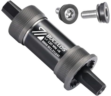 AEYINO Movimento centrale quadrato - 68/120 x 110,5 113 118 120 122,5 124,5 127 174 mm supporti BSA per bicicletta per mountain bike/MTB/BMX/bici da strada/fatbike