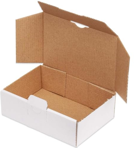 kartonprimus Maxi cartoni da lettere, 160 x 110 x 50 mm, MB-1, confezione pieghevole, stabile, per posta DHL, spedizione DIN A6, spedizione di libri, spedizione (50 pezzi)