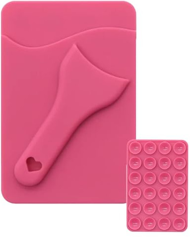 Generico Portacarte per Telefono Supporto con in Silicone