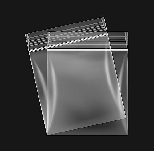 100 Grip Seal Freezer Bags *CHOOSE YOUR SIZE*| Strong Resealable and Reusable Clear Plastic Zip Lock Bags |Used for Food Storage Jewellery Medicine (5 x 7.5 Inch)