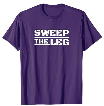 Pro Dojo Tees Sweep the Leg T-Shirt - Black, Unisex-Adults/Kids, Martial Arts Enthusiasts, Sports Fans, Short Sleeve, T-Shirt, Martial Arts T-Shirt
