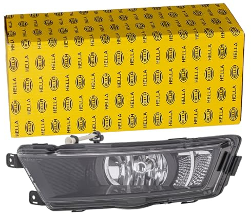 HELLA 1NG 354 844-131 Glühlampe/LED NebelScheinwerfer - Skoda Rapid (NH3) - schwarz - ECE - links