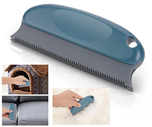 Molain Tierhaarentfernerbürste, Hundehaarentferner für Teppich, Kleidung, Möbel, Sofa, Autos, Katzenhaarentfernerkamm, Gummibürste für Tierhaare, Hundehaarentfernungsprodukte
