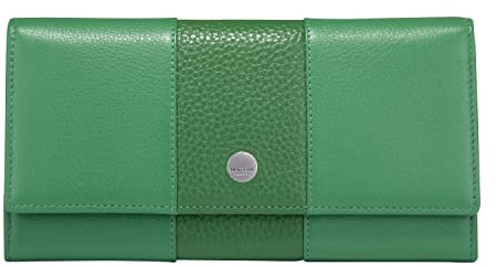 Maitre - Leder Geldbörse mit RFID Schutz, Münzfach & Scheinfach für Damen & Herren - Portemonnaie mit Kreditkartenfächern, Grün