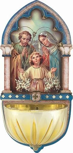 Hirten Holy Family Holy Water Font for Home Wall