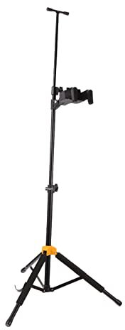 Supvox Faltbarer Violinen-bodenständer Selbstsichernder Schwerkraftständer Vertikales Teleskop-stativ Aus Hochwertigen Materialien Schwarz Tragbar Stabiler Stand