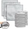 30 Pcs Smart Scrubs - Non-Scratch Scouring Cloths, (20 x 20Cm) Multipurpose Metal Dish Cloths, Smart Scrubs Kitchen Metal Scourer For Scrubbing And Cleaning Dishes, Pots, Sinks