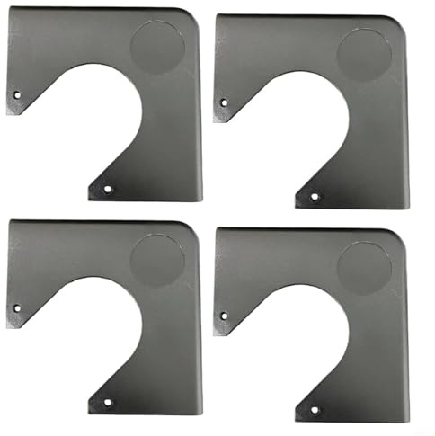 Aprilsunnyzone Lot de 4 sets de table de billard pour coins de table de billard - Noir