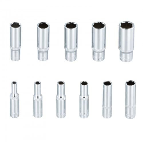 11 Piezas Juego de Llaves de Vaso Hexagonal, Juego de Llaves Hexagonales, Llaves de Vaso, Juego Llaves Vaso, 4-14 mm, 50 mm de Largo