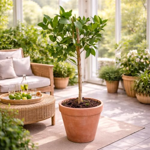 Citrus latifolia 120-140 – persisk lime (tahiti-lime) | Färska, saftiga frukter för cocktails, matlagning och hälsosam mat | Hög C-vitamin och mångsidig användning