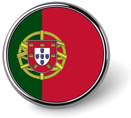 Pin novedoso con la bandera de Portugal, broche de solapa, insignia, corbata, joyería, decoración para sombreros, chaquetas y camisas.