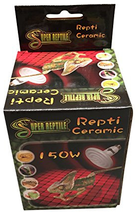 Finest-Filters Reptile Ceramic Heat Bulb Lamp - ES Fitting 100w, 150w and 250w Models Available (150w)