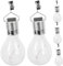 Angoily 5pcs Solar Light Bulb Hanging Emergency Lamp Outdoor Securtiy Lamp Outside Solar Lights Led Hanging Bulb Patio Lights Outdoor Waterproof Garden Lamp Emergency Light Fairy Abs