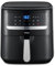 Trisa Heißluftfritteuse 7.5L Crunchy Fry, Airfryer für Frittieren, Grillen, Rösten, Backen & Aufwärmen, Einfache Reinigung, Touch-Display, 50-200°C, 60 Min. Timer, Spülmaschinenfeste Körbe