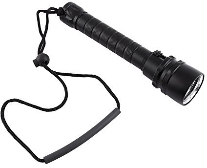 2000LM Unterwasser-Taschenlampe, wasserdichte Tauchlampenbeleuchtung, 100 m LED-Unterwasserbeleuchtung, Tauchermesser Tauchlampe mit Handschlaufe für Unterwassertauchen