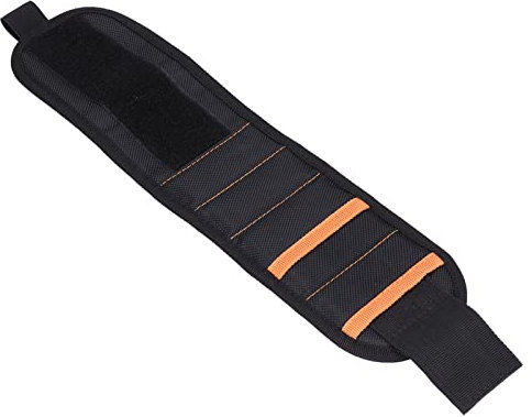 Polyester-Schrauben-Magnetarmband: Magnet-Elektriker-Handgelenk-Werkzeuggürtel Zur Bequemen Werkzeugaufbewahrung