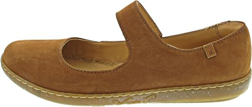 El Naturalista N5301 Nobuck Lavado Cuero/Coral Cuero Mujer Bailarinas