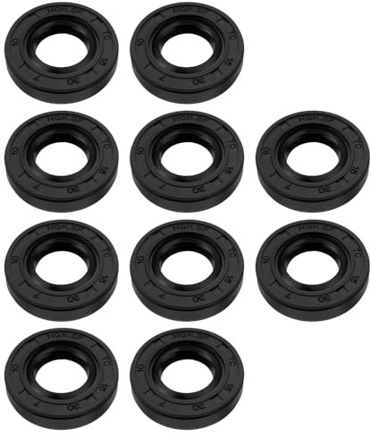 The Lord of the Tools 10PCS Guarnizione Albero Paraolio TC 15x30x7mm Guarnizione In Gomma Nitrilica NBR Per Alberi Motore Differenziali Ammortizzatori
