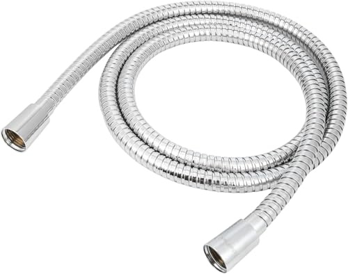 EclatFlax Shower Hose 69 Inches Extra Long Stainless Steel Handheld Shower Head Hose, Shower Replacement Hose with Flexible and Durable Brass - Durable and Flexible,Chrome Finish