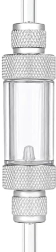 LINLAN Classic CO2 Bubble Counter with Built-in Check Valve for Planted Aquarium CO2 Regulator(Air Pipe Connection)