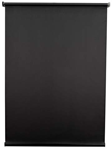 RecPro Black RV Roller Shades | Slow-Rise Roller Shades | Blackout Window Cover for Camper and RV Blinds (50 W x 32 H)
