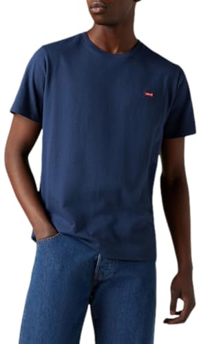 Levi's Ss Original Housemark Tee, T-shirt Uomo, Cotton + Patch Dress Blues, M