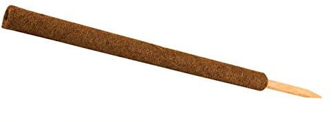 BigDean Pflanzstab Kokos 80 cm Rankstab Rankhilfe Blumenstab Kokosstab zur Dekoration aus natürlicher Kokosfaser verlängerbar