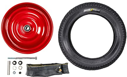 12 1/2 Zoll Scheibenrad Laufradsatz Kenda Reifen 47-203 AV Klaufix DDR Seifenkiste Bausatz