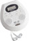 Denver DMP-395W Tragbarer CD-Player CD, CD-R, CD-RW, MP3 Inkl. Lautsprecherbox Weiß