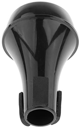 Harilla Musikinstrumenten-Zubehör Trompeten-Übungsdämpfer Trompeten-Schalldämpfer Einfache Installation Universal-Trompeten-Dämpfer zum Austausch von Teilen, Schwarz