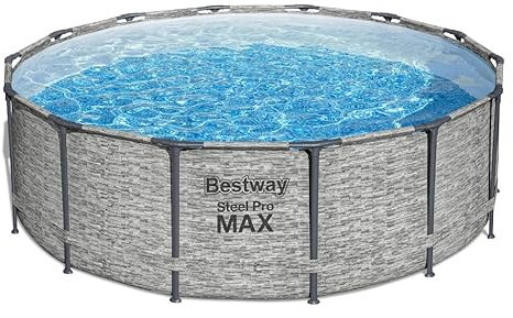 Bestway 5619T-5 Piscina base fuori terra Steel Pro MAX da 427x122 cm