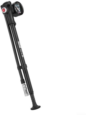 Bike Shock Pump, 300PSI High Pressure Front Fork Pump With Gauge, Portable Bike Suspension Pump Mini Pump For Shock Absorber,