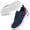 Womens Running Shoes Ladies Trainers Air Cushion Lace up Sneakers Arch Support Walking Shoes Non-Slip Work Shoes Navy UK 6