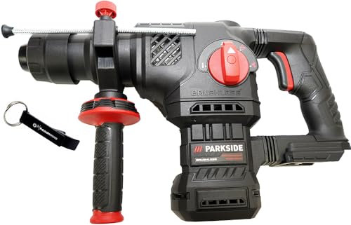 HEADNMORE® Pacchetto – Parkside Performance® 20 V martello combinato PKHAP 2058 A1 + portachiavi HEADNMORE® (senza batteria)