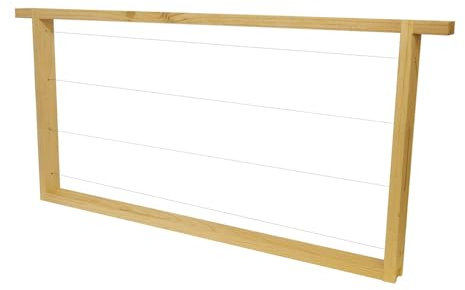 80x Zander Rähmchen gedrahtet GERADE Seiten Linde und Lärche 477 x 220 mm