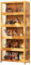 Generisch Sammlervitrine, 5 Schicht acryl vitrine stehend, vitrinenschrank Wohnzimmer für Miniaturmodelle von Autos, Figur, Modellbau, Natürliche Farbe/Dreiseitig transparent, 80x32x172cm