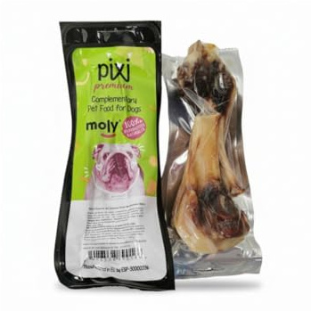 MOLY Demi-os de jambon pour chien | Snack naturel délicieux pour chien | Prix canin élevé en protéines et calcium | Soin bucco-dentaire | Délicieux goût