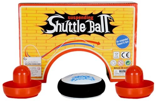Air Hockey Puck - Mini Elettrico Galleggiante, Set Da Gioco Per Hockey | arcadee Sportivo Interattivo Per Sfide Di Abilità Divertenti, Azione Dinamica Di Attacco Competitivo Indoor Per Famiglie Bambin